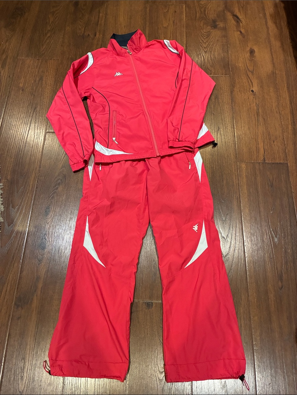 Kappa Red and White Women's Track Jacket & Pants